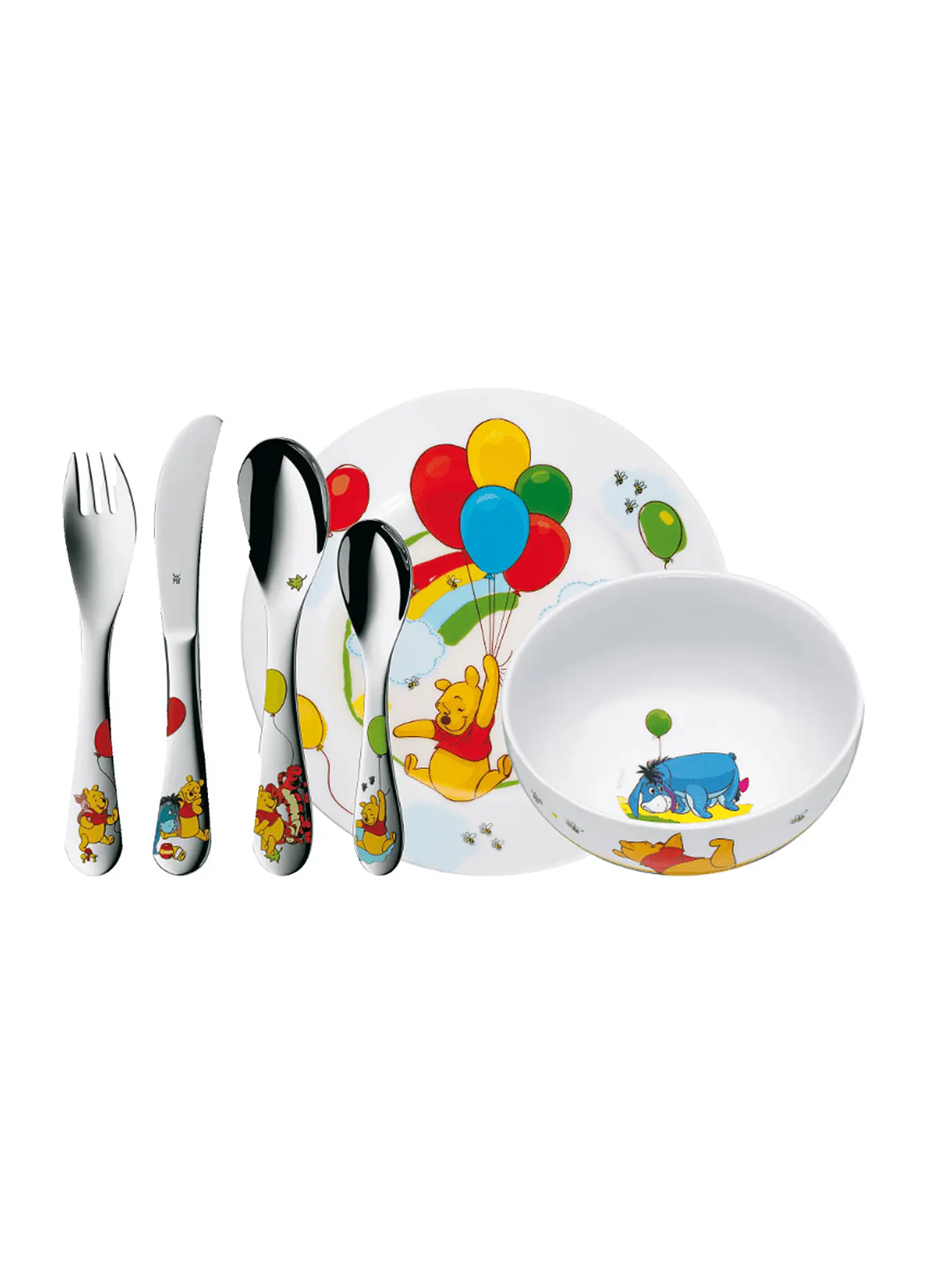WMF | Kinderbesteck-Set 6-teilig Winnie the Pooh | 